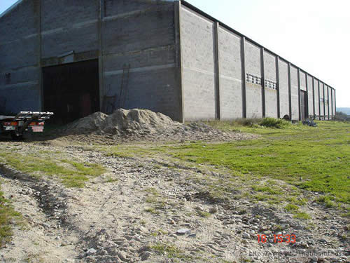 cars in the barn