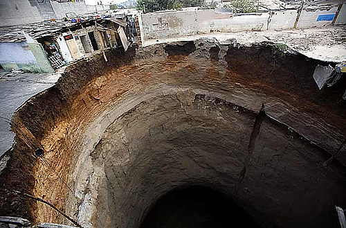 7. Sinkhole in Guatemala