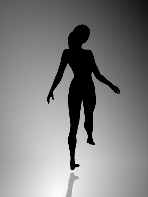 spinning woman