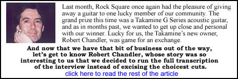 RC interview with Rock Square magazine